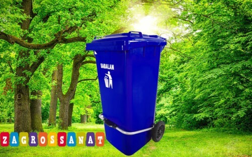 سطل های زباله پلی اتیلن زاگرس صنعت