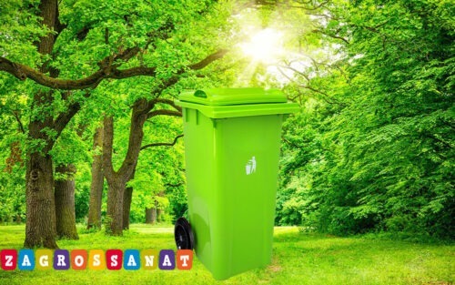 سطل های زباله گالوانیزه زاگرس صنعت