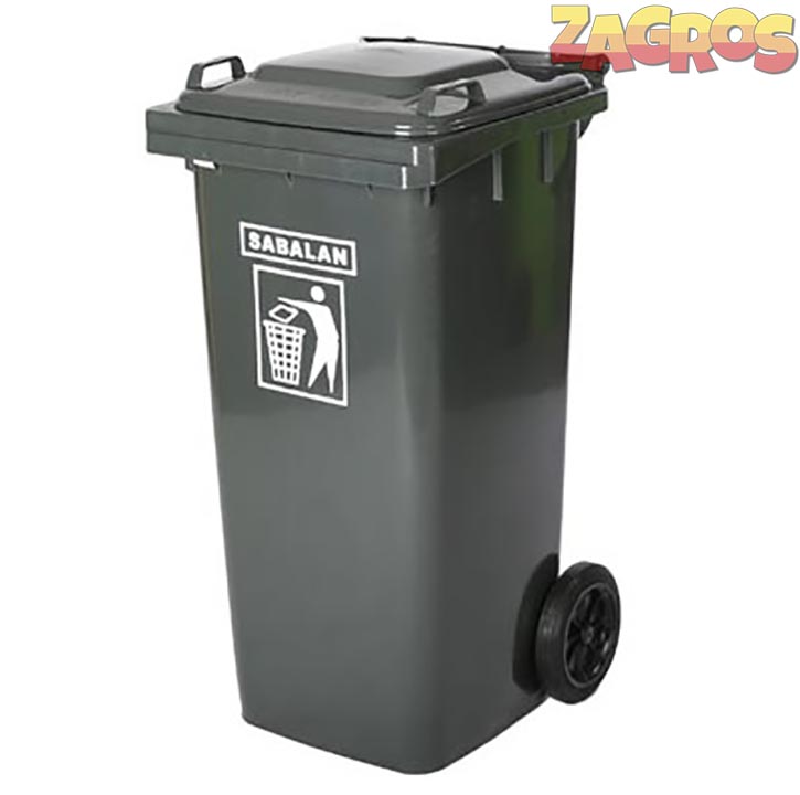 سطل زباله 100 لیتری دودی