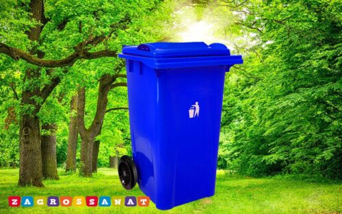 سطل های زباله گالوانیزه زاگرس صنعت