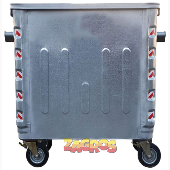 سطل زباله 1100 لیتری گالوانیزه