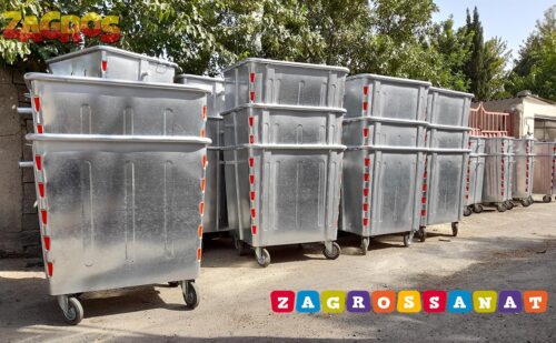 سطل های زباله گالوانیزه زاگرس صنعت