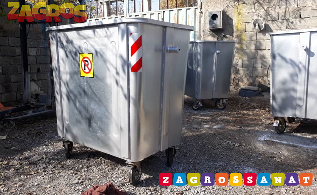 سطل های زباله گالوانیزه زاگرس صنعت